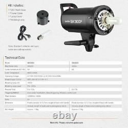 Uk 800w 3x Godox Sk400ii 400w Studio Flash Strobe Light Head+35160cm Softbox