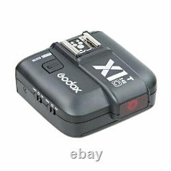 Uk Godox 2.4 Ttl Hss Deux Têtes Ad200 Flash+x1t-c Pour Canon+softbox Kit Réflecteur