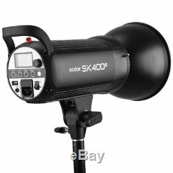 Uk Godox 2x Studio De Sk400ii Strobe Épouser Flash Light F Canon