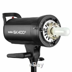 Uk Godox 2xsk400ii 2.4g Système X Studio Strobe Flash Light 400ws + 2m D'éclairage