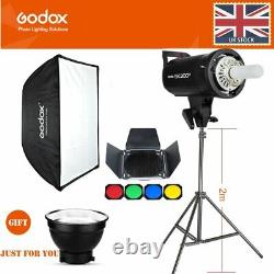 Uk Godox Sk300ii 2.4g Flash Strobe Light +2m Light Stand +6060cm Softbox +bd-04