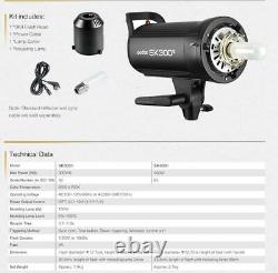 Uk Godox Sk300ii 300w 2.4g Flash Strobe Light Avec X2t- Trigger Pour Appareil Photo
