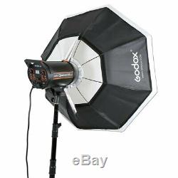 Uk Godox Sk300ii 300w 2.4g Stroboscope + 95cm + Softbox Lumière + Support X1t-c Pour Canon