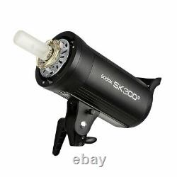 Uk Godox Sk300ii 300w 300ws 2.4g Système X Studio Lampe Flash Stroboscopique Head