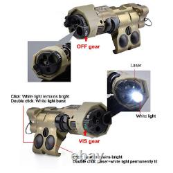 Viseur laser WADSN RGB Beam IR et lampe blanche LED Combo Tactical Strobe Flashlight
